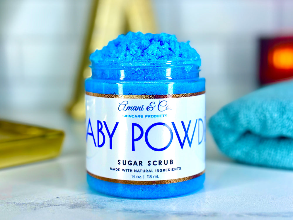 Baby Powder Sugar Scrub - amaninco