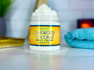 Teakwood Coconut Butter Cream - amaninco