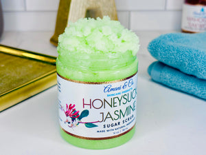 Honeysuckle Jasmine Sugar Scrub - amaninco