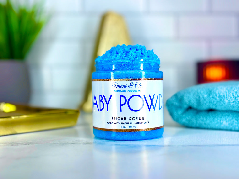 Baby Powder Sugar Scrub - amaninco