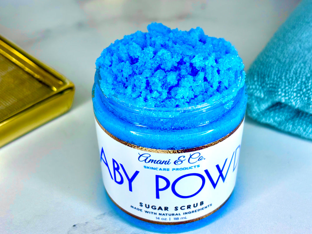 Baby Powder Sugar Scrub - amaninco