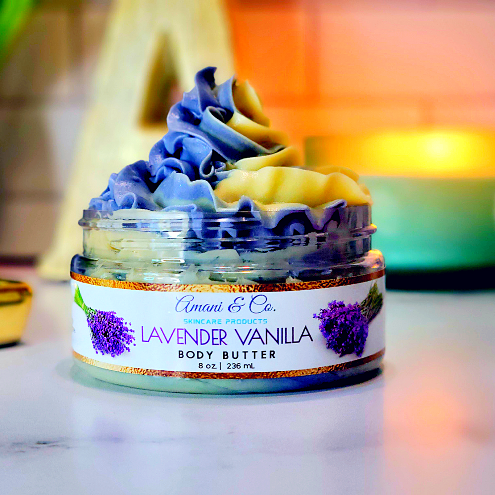 Lavender & Vanilla Body Butter - amaninco