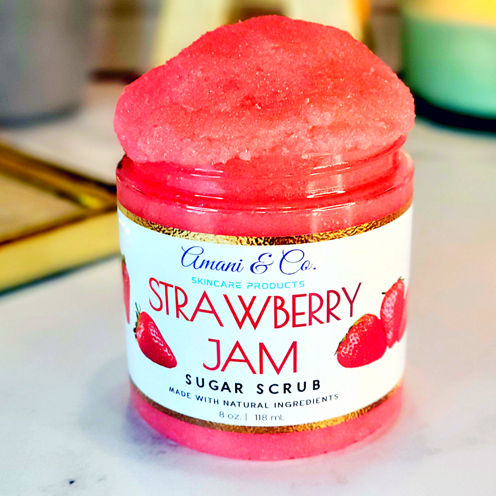 Strawberry Jam Sugar Scrub - amaninco