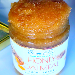 Honey Oatmeal Sugar Scrub - amaninco
