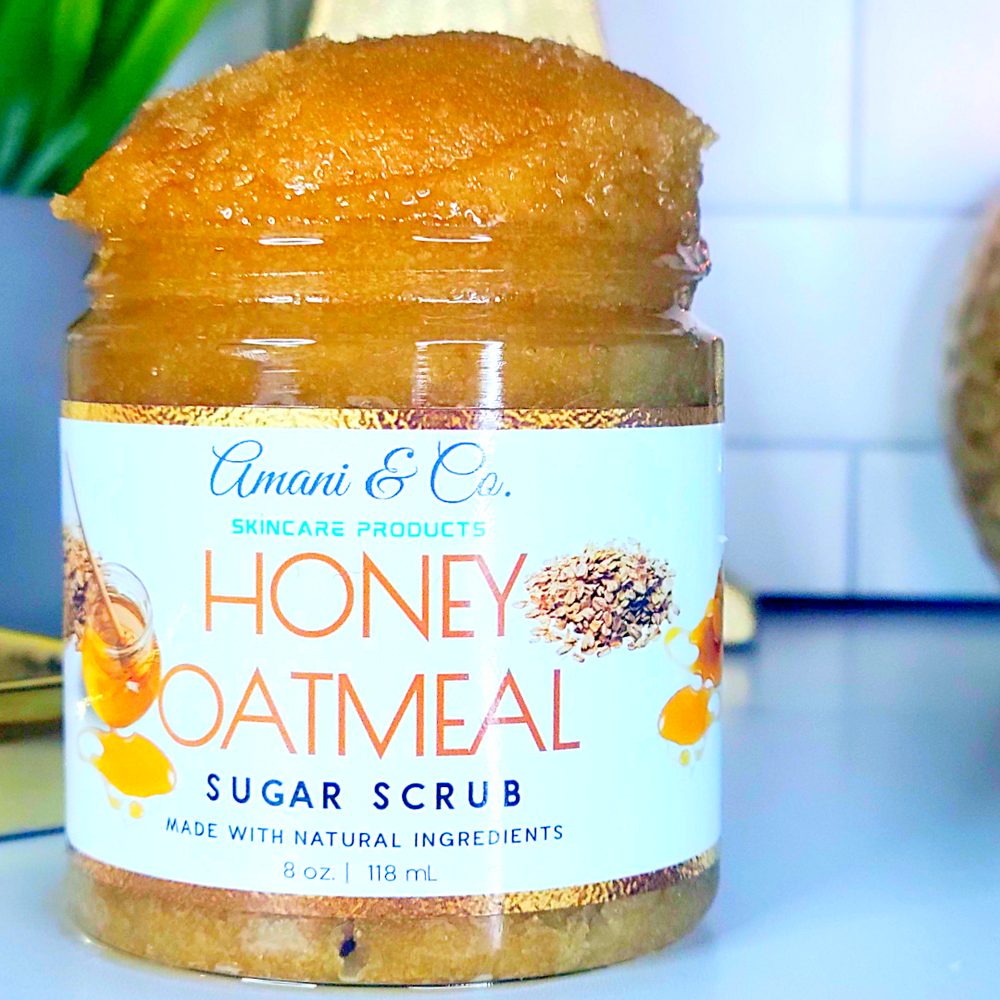 
            
                Load image into Gallery viewer, Honey Oatmeal Sugar Scrub - amaninco
            
        