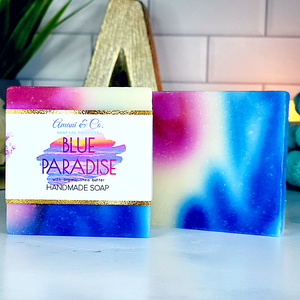 
            
                Load image into Gallery viewer, Blue Paradise Handmade Shea Butter Soap - amaninco
            
        