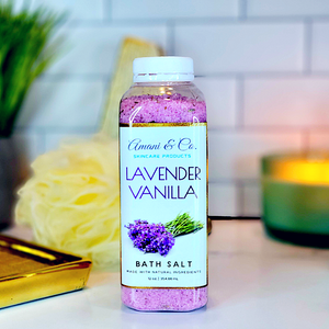 Lavender Vanilla & Eucalyptus Bath Salt - amaninco