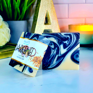 
            
                Load image into Gallery viewer, Darkened Handmade Shea Butter Soap - amaninco
            
        