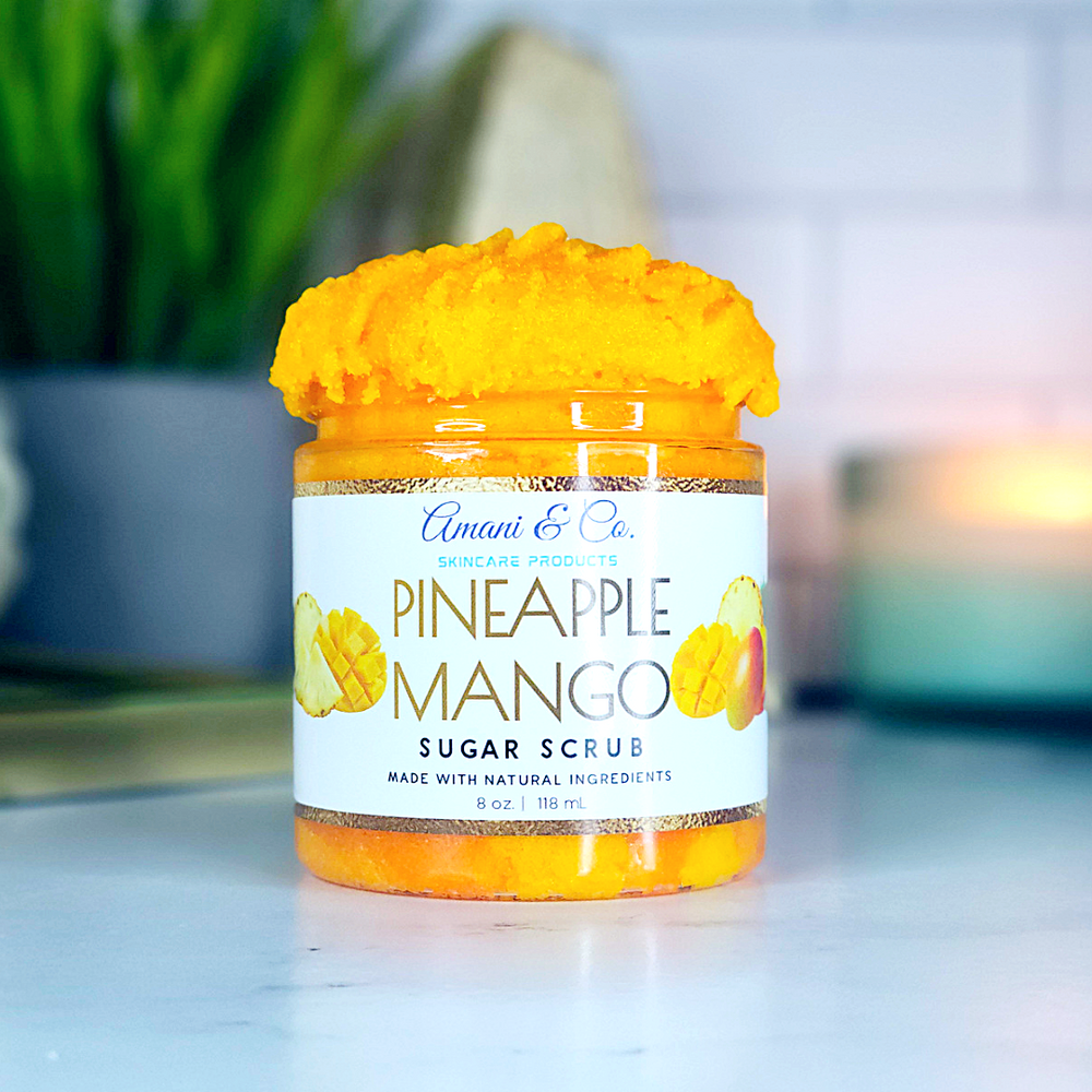 Pineapple Mango Sugar Scrub - amaninco