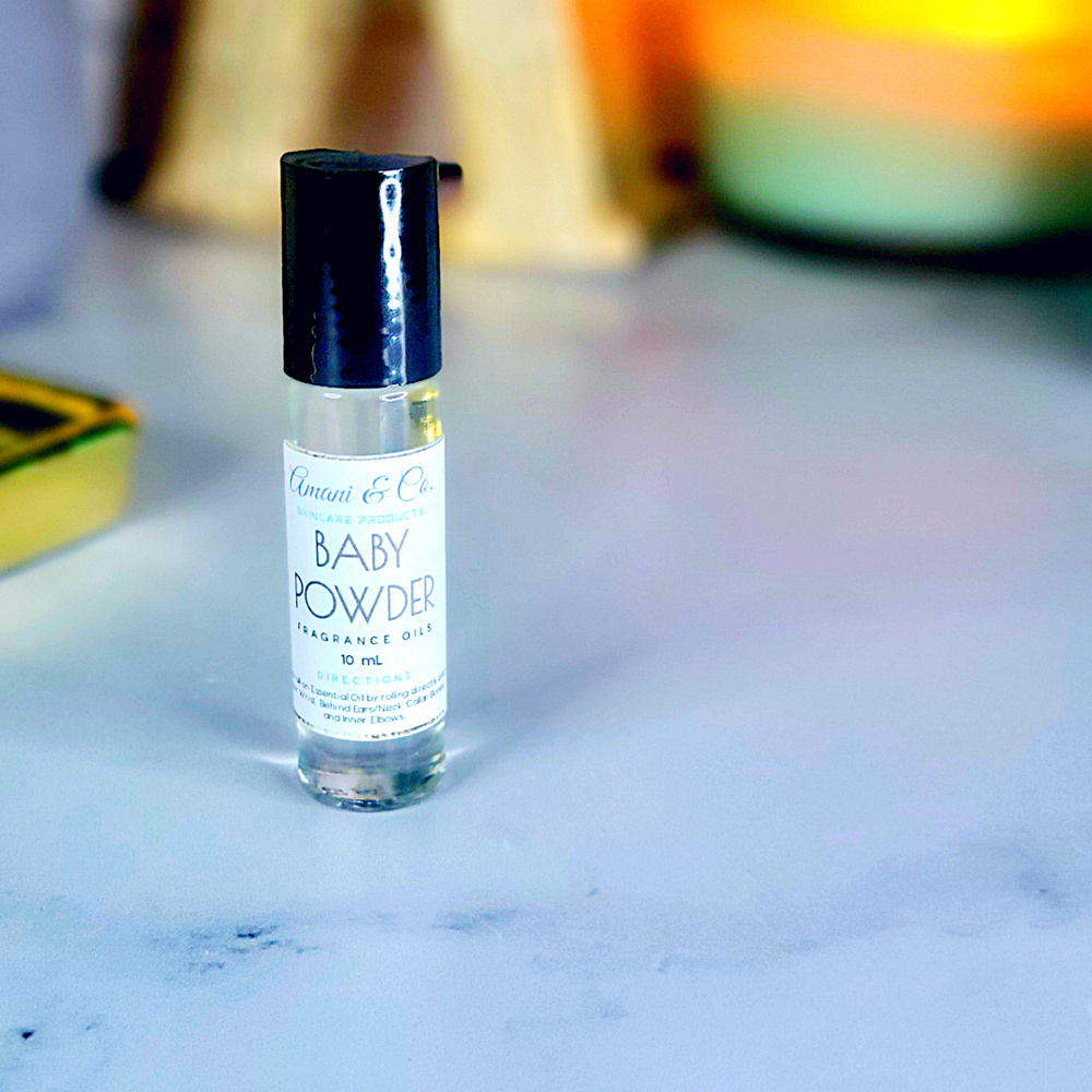 Baby Powder Body Oil – very sweet, very long lasting – Purely