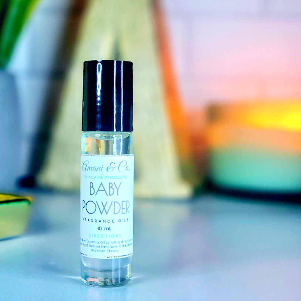 Baby Powder Body Oil – very sweet, very long lasting – Purely