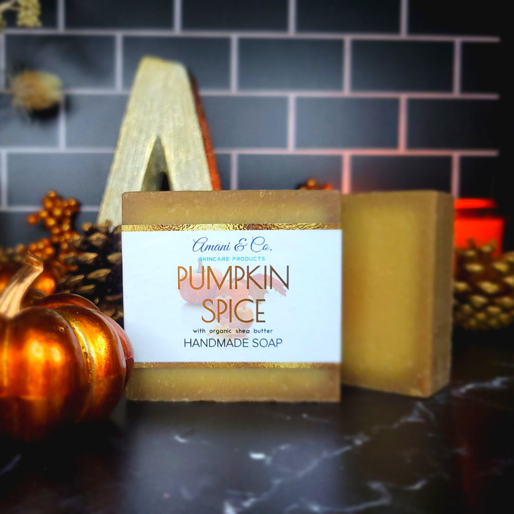 Pumpkin Spice Handmade Shea Butter Soap - amaninco