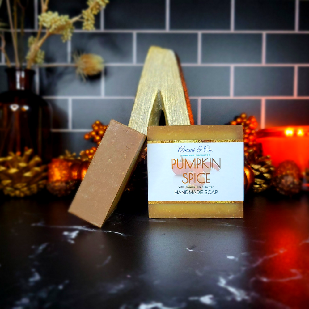 Pumpkin Spice Handmade Shea Butter Soap - amaninco