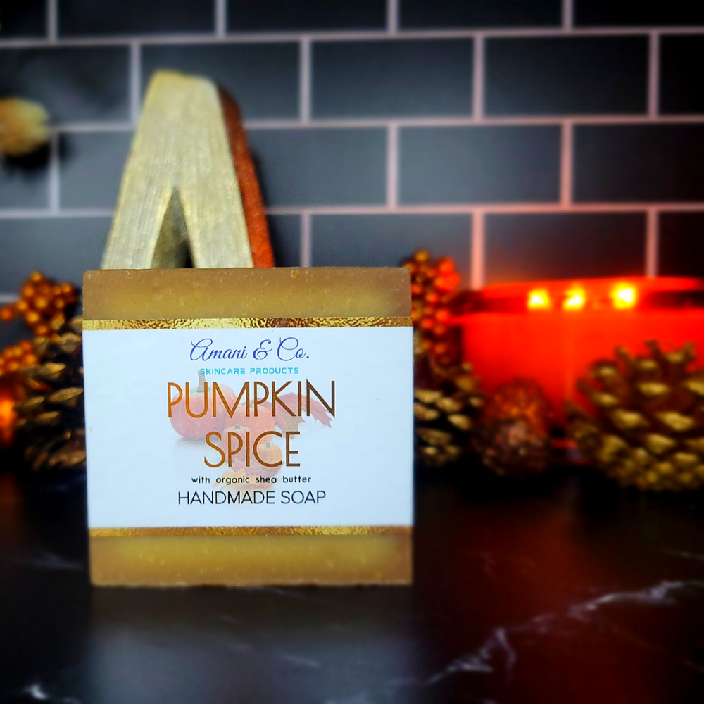 Pumpkin Spice Handmade Shea Butter Soap - amaninco