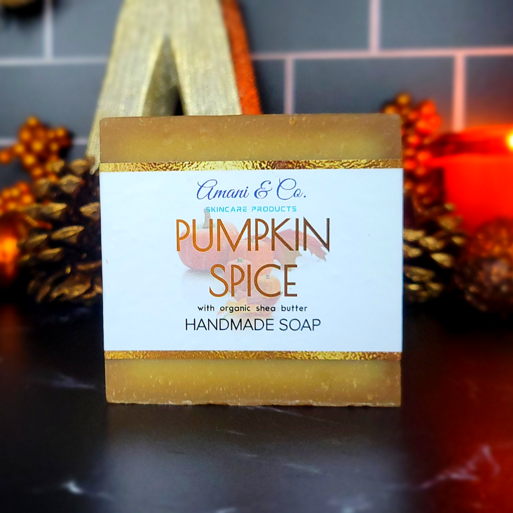 Pumpkin Spice Handmade Shea Butter Soap - amaninco