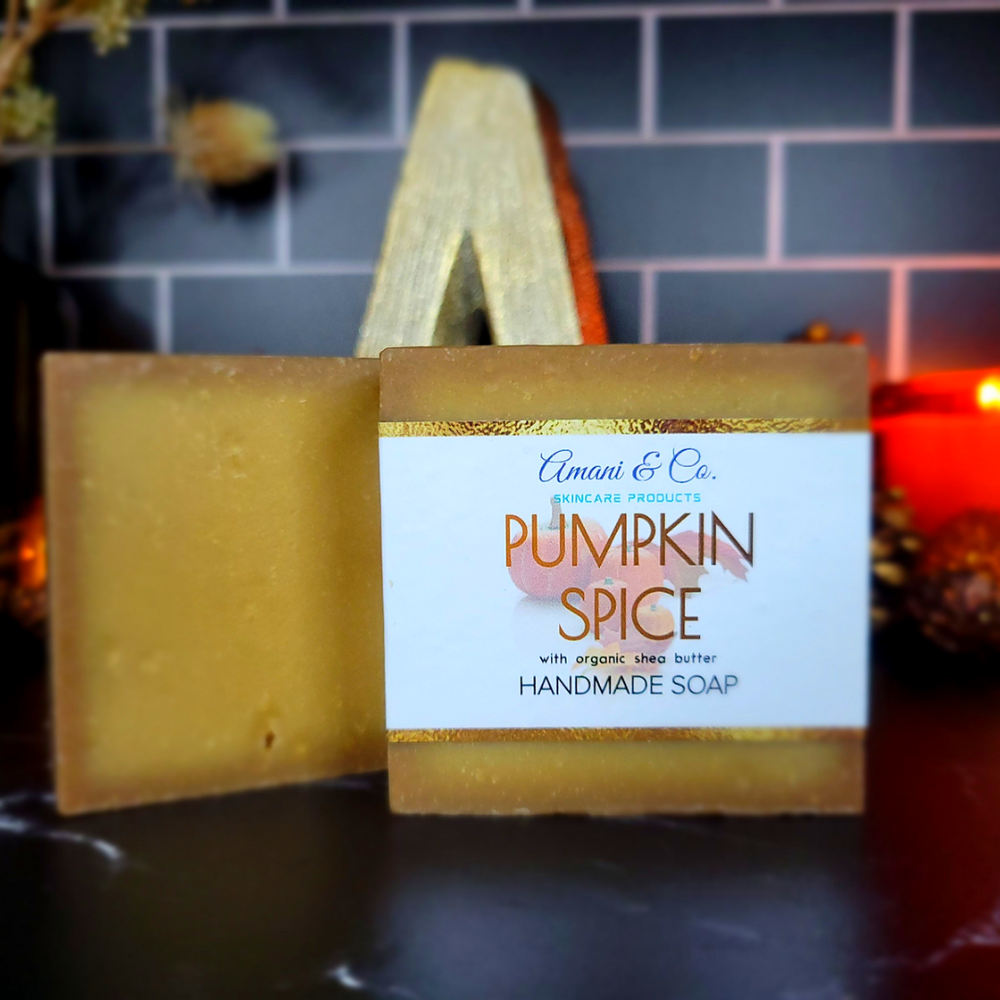 Pumpkin Spice Handmade Shea Butter Soap - amaninco
