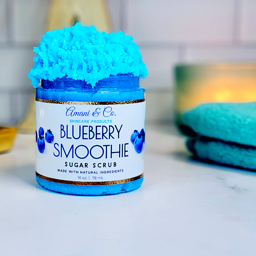 Blueberry Smoothie Sugar Scrub - amaninco