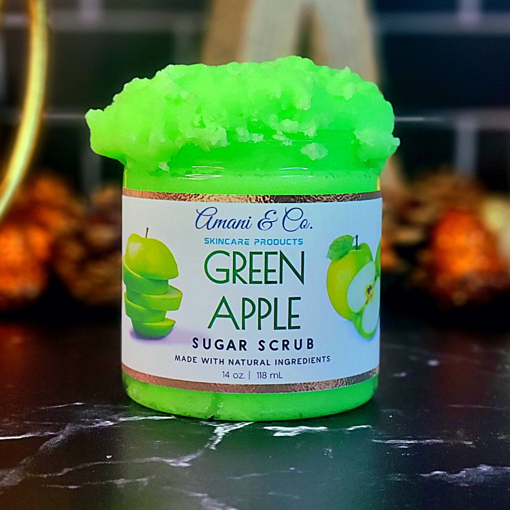 
            
                Load image into Gallery viewer, Green Apple Sugar Scrub - amaninco
            
        