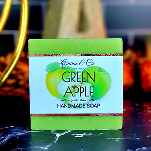 
            
                Load image into Gallery viewer, Green Apple Handmade Shea Butter Soap - amaninco
            
        