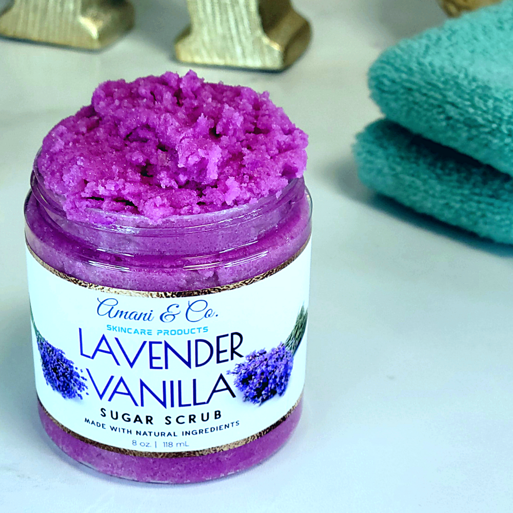 
            
                Load image into Gallery viewer, Lavender Vanilla Sugar Scrub - amaninco
            
        